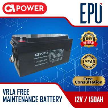 Aki UPS Gpower 12V 150ah - Batere UPS - Battery UPS - Aki Kering VRLA