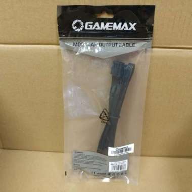 Gamemax Modular VGA Power Cable 550mm P8 to 2 PCI6+2 Kabel Power VGA Multivariasi Multicolor