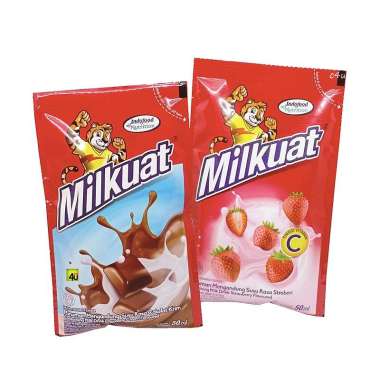 Milkuat Freeze - Minuman Mengandung Susu - 50 ml ES SUSU STROBERI