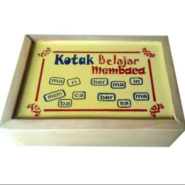 bluetoys kotak belajar membaca suku kata mainan edukatif montessori