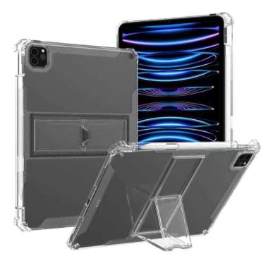 Ipad Mini 6 / Ipad 10 / ipad 7/ iPad Air 4 SoftCase Clear Anti Crack Plus STAND Ipad mini 6