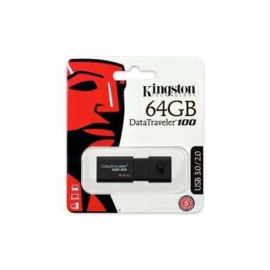 Flashdisk Kingston 64GB USB 3.0 DT100 G3 FlasDisk - KGS-DT100G3/64GB Multivariasi Multicolor