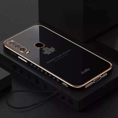 Case Vivo Y12 / Vivo Y15 / Y17Softcase Mapel Plating Pelindung Back Cover UNGU