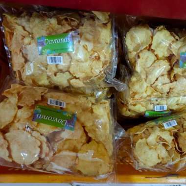 Opak emping davronas 230 gram kerupuk oleh oleh magelang jogja