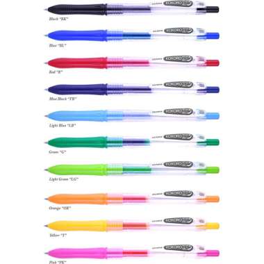 KOKORO Pulpen / Bolpen Gel Kokoro / Zebra Kokoro Color 0,5mm murah berkualitas Blue