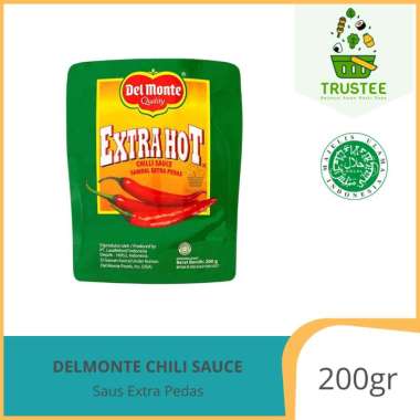 Delmonte Saus Tomat Ketchup / Saos Sambal Extra Hot Chilli Sauce 200gr, Delmonte ExtraHot 200gr