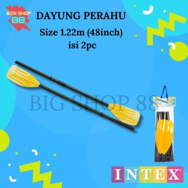 Intex 59623 Dayung Perahu Karet Murah Rafting Kano Kayak French Oars