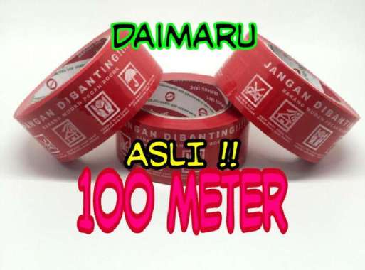 Lakban Daimaru Jangan Dibanting Fragile merah tebal