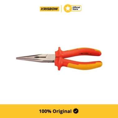 Krisbow Long Nose Plier Tang Cucut/Lancip Insulasi 15 Cm