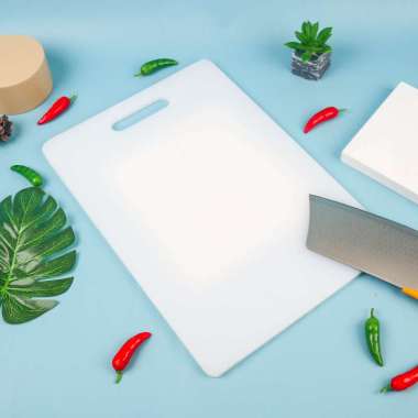 Havin Talenan Kotak Bahan Plastik Tebal PE | Professional Cutting Board