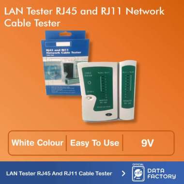 LAN Tester RJ45 + Rj11 Alat Penguji Kabel Lan Telepon LAN Tester Tools