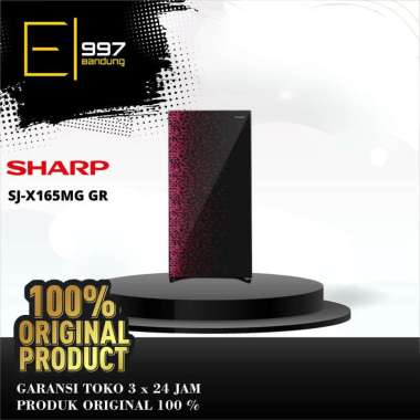 Kulkas SHARP SJ X165MG / SJX 165MG / SJX165MG GB / GR , 1 Pintu 128L SJ X165MG GR Hitam
