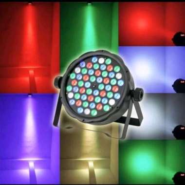 Lampu sorot disco 54 Led RGB Ac 220V / Lampu Par Disco 54 led RGB Ac 220V