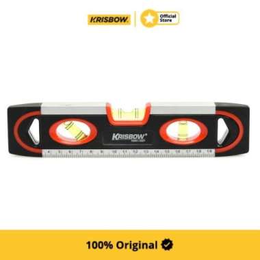 Krisbow Torpedo Level Waterpas Magnet 225Mm W/Magnet Lrlt1