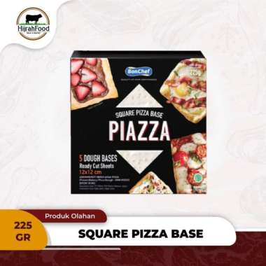 Bonchef Square Pizza Base | Piazza Mini Pizza Dough - 225 gr (5 pcs)