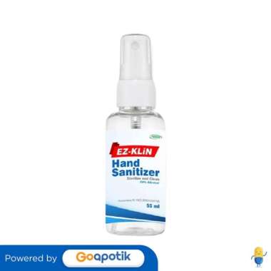 EZ-KLIN SANITIZER 55+5 ML BOTOL