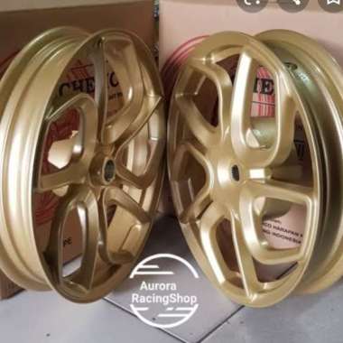 Velg Racing Vario 110, Beat, Spacy, Scoopy Chemco Type Penta Gold Multicolor