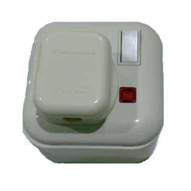 Stop Kontak Contact Ac Panasonic + Steker + Outbow Dus 1 Set Komplit Multicolor