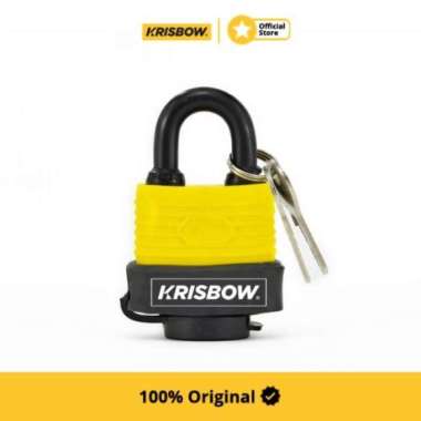Krisbow Padlock Gembok Tahan Air Short Shackle Trwp40S
