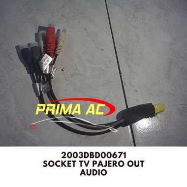 SOCKET TV PAJERO OUT AUDIO Soket AV IN + Video Out + RCA Audio Pajero Clarion NX 407 AM