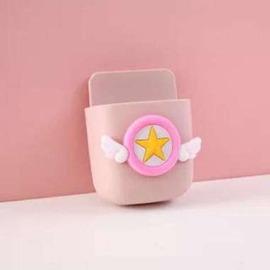 Rak HP Tempel Dinding Multifungsi / Kotak Penyimpanan HP Remote BINTANG