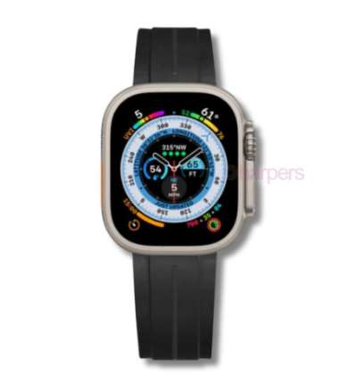 [new] CASESTUDI EIGER APPLE WATCH 49/45/44 MM STRAP TALI JAM BLACK