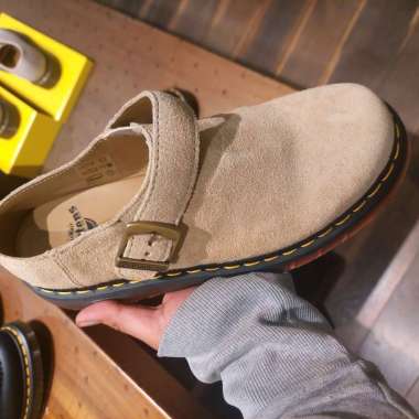 SALE!!! DOCMART DR MARTENS SUEADE SLIP ON BOSTON BEIGE SIZE 36 - 43 NEW ORIGINAL