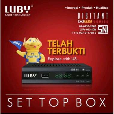 Set Top Box Tv Digital Luby DVB T2-01 / Receiver Siaran Digital/STB - LUBY DVB-T2-01, STB