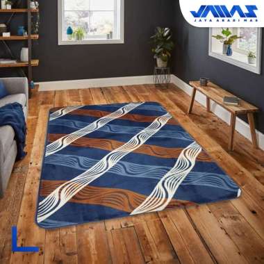 [Jamas Carpet] Karpet Velvet Melody Abstrak 190 X 220 cm Tebal Anti Slip MOTIF 3