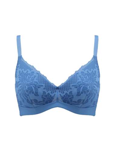 Luludi Bra LB 4250 - 3/4 Cup - Wire BLUE 80C