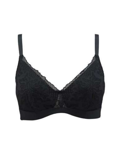 Luludi Bra LB 4250 - 3/4 Cup - Wire BLACK 75C