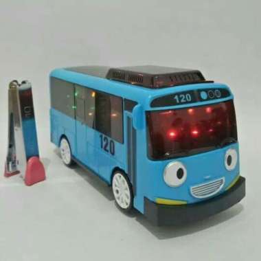 Bus Tayo Biru / Mainan Bus Tayo Lampu Multicolor