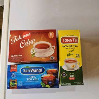 Teh Celup Sosro/Sari Wangi/Tong Tji Tong Tji