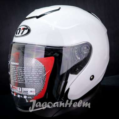 KYT Helm Kyoto SOLID WHITE XL