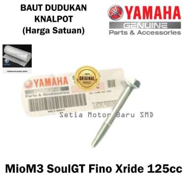 Baut Dudukan Knalpot MioM3 SoulGT Fino Xride 125 Asli Original Yamaha Surabaya 95D320805500