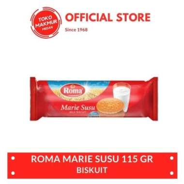 ROMA BISKUIT MARIE SUSU 115 GR