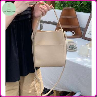 Tas Selempang Kulit Wanita Tas Cewek Mini Slingbag GC 8692 Original Import Apricot