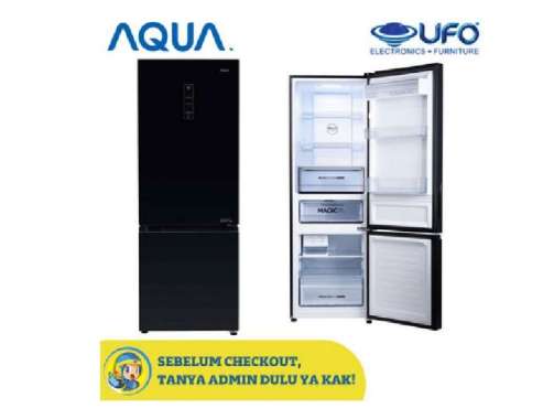 AQUA LEMARI ES 2 PINTU AQR320RBG(BK)