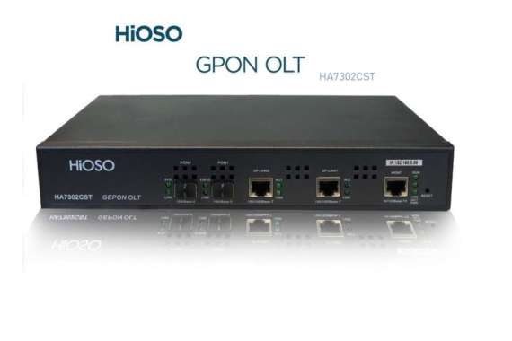 HIOSO HA7302CST OLT 2PON EPON OLT HIOSO HA7302CST TANPA SFP