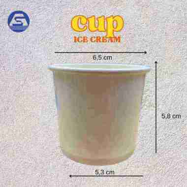 Paper cup ice cream 4 oz polos 120 ml