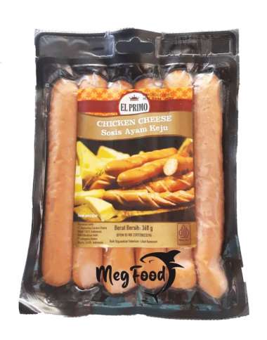 El Primo Chicken Cheese Sausage | Sosis Ayam Keju 360g