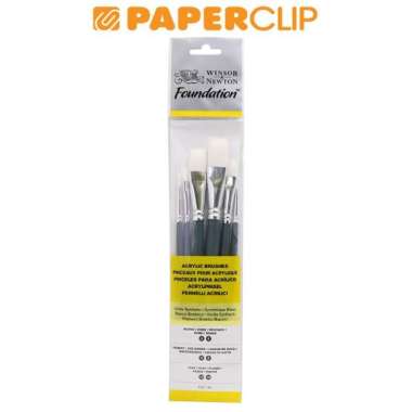 Kuas / Brush Acrylic Winsor & Newton Synthetic Isi 6 5295007 Multicolor
