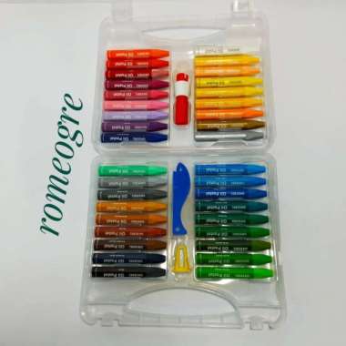 Crayon Titi 36 Warna / Crayon Titi Oil Pastel + Rautan Crayon Multicolor