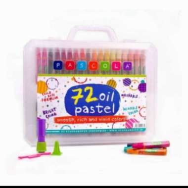 Crayon Oil Pastel Pascola 72 Warna Multicolor