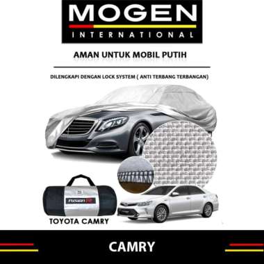 Cover Mobil / Sarung Mobil CAMRY Merk FUSION R / Cover Mobil Putih Fusion R