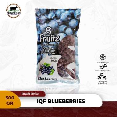 8 Fruitz IQF Frozen Blueberry | Buah Bluberi Beku - 500 gr