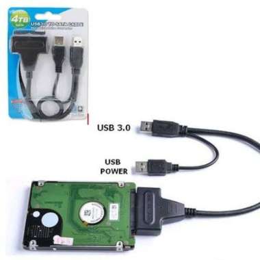 KABEL SATA TO USB 3.0+SLOT ADAPTOR ORIGINAL HDD SSD SATA+12V 3A