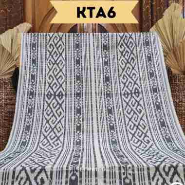 Kain Tenun Blanket Etnik Motif Toraja FREE Ikat Kepala dan Gelang Tenun KTA6