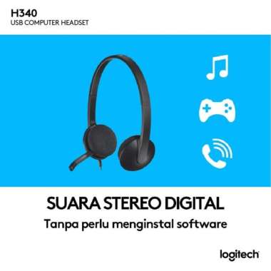 Headset Logitech H340 USB Headset