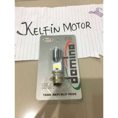 BOLA LAMPU LED DEPAN 2 MATA SISI MOTOR BEBEK / MATIC H6 AC DC BOHLAM BOLAM BHOLAM METIK METIC SUPRA 